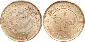 Chinese Provinces: Kwangtung. 20 Cents, ND (1909-11). PCGS MS62