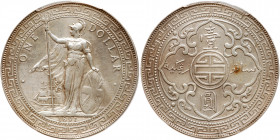 Great Britain. Trade Dollar, 1897-B. PCGS EF