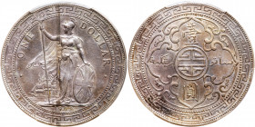 Great Britain. Trade Dollar, 1902-B. PCGS AU