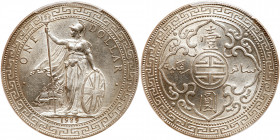 Great Britain. Trade Dollar, 1929/1-B. PCGS MS62