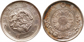 Japan. Yen, Meiji 3 (1870). PCGS AU