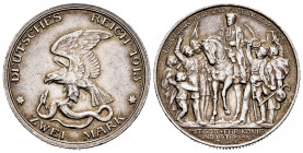 Germany. Prussia. Wilhelm II. 2 mark. 1913. Berlin. (Km-532). Ag. 11,10 g. Centenary of Napoleon's defeat. Patina. XF/Almost XF. Est...30,00. 


 S...