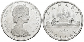 Canada. Elizabeth II. 1 dollar. 1963. (Km-54). Ag. 23,56 g. Almost UNC. Est...25,00. 


 SPANISH DESRCIPTION: Canadá. Elizabeth II. 1 dollar. 1963....