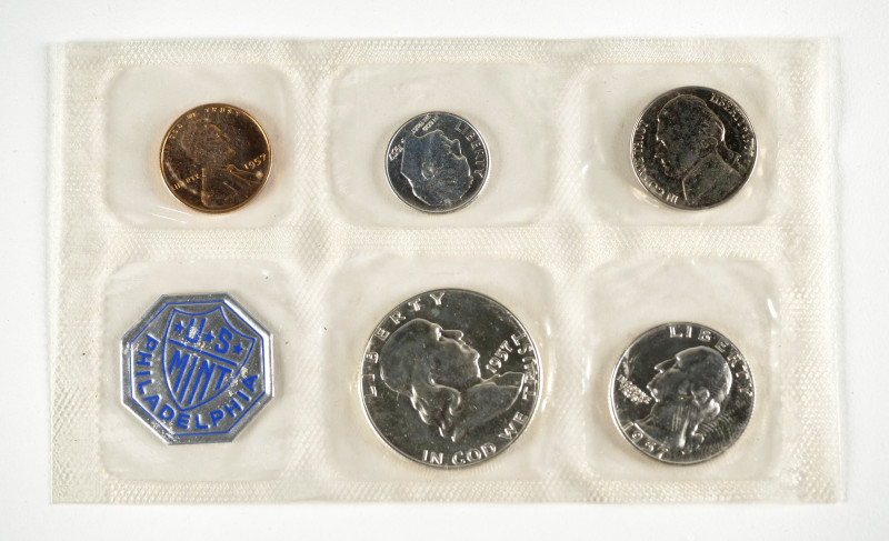 United States. Proof set. 1957. Philadelphia. Set in the Original Government Pac...