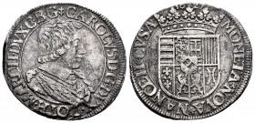 France. Charles IV. Teston. 1627. Nancy. (Km-45). Ag. 8,67 g. VF. Est...90,00. 


 SPANISH DESRCIPTION: Francia. Charles IV. Testón. 1627. Nancy. (...