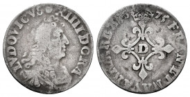 France. Louis XIV. 4 Sols. 1675-D. Lyon. (Gad-103). Ag. 1,55 g. Almost F/F. Est...25,00. 


 SPANISH DESRCIPTION: Francia. Louis XIV. 4 Sols. 1675-...