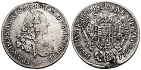 Italy. Tuscany. Francesco II. Francescone. 1762. (Dav-1505). (Mir-361/6). Ag. 27,03 g. Repaired welding on edge. VF. Est...150,00. 


 SPANISH DESR...