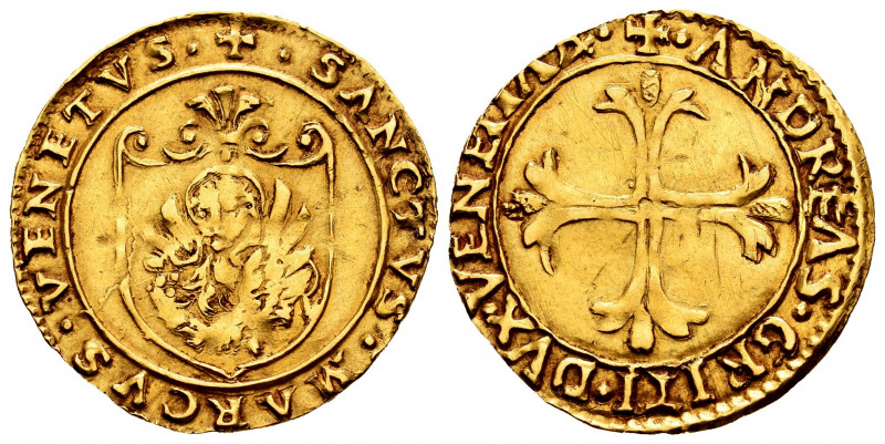 Italy. Andrea Gritti (1523-1538). Scudo d'oro. Venice. (Paolucci-58.3). Au. 3,26...
