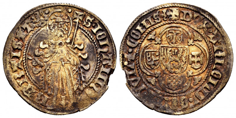 Low Countries. Arnold of Egemont. Gold gulden (Florin). (1423-1473). (Fried-56)....