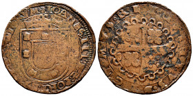 Portugal. D. Joao III (1521-1557). Patacao (10 reis). Lisbon. (Gomes-14.14). Ae. 17,55 g. Almost VF. Est...60,00. 


 SPANISH DESRCIPTION: Portugal...