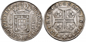 Portugal. Joao, Prince Regent. 400 reis. 1807. (Km-331). Ag. 14,74 g. Choice VF. Est...50,00. 


 SPANISH DESRCIPTION: Portugal. Joao Príncipe Rege...