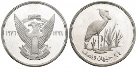 Sudan. 2 1/2 pounds. 1396 H (1976). (Km-70). Ag. 28,79 g. PR. Est...45,00. 


 SPANISH DESRCIPTION: Sudán. 2 1/2 pounds. 1396 H (1976). (Km-70). Ag...
