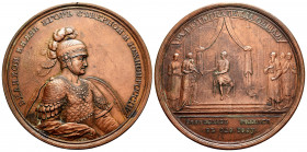 Russia. Elisabeth I (1741-1761). Medal. 1748-1790. (Diakov-1708). Ae. 227,00 g. Retains collector's label. AU. Est...150,00. 


 SPANISH DESRCIPTIO...