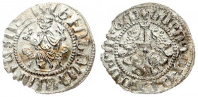 Armenia 1 Tram Levon I (1198-1219) Averse.: Levon seated facing on throne decorated with lions. holding cross and lis; with feet resting upon footstoo...