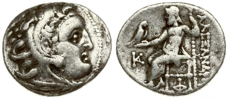 Greece Macedon 1 Drachma Alexander III The Great 336-323 BC. Kolophon mint. post...
