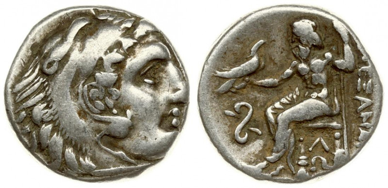 Greece Macedon 1 Drachma Alexander III The Great 336-323 BC Lampsakos. In the na...
