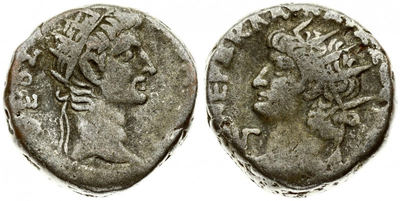 Roman Empire 1 Tetradrachma Nero (54-68 AD) Divus Augustus. Egypt Alexandria. Da...