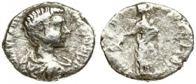 Roman Empire 1 Denarius Caracalla AD 198-217. Roma. As Caesar. 196-8 AD. Averse: Bare-headed draped and cuirassed Emperor facing right; M AVR ANTON CA...