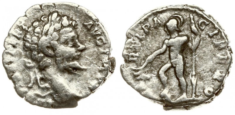 Roman Empire 1 Denarius Septimius Severus AD 193-211. Roma. A.D. 198. Averse: L ...