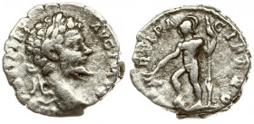 Roman Empire 1 Denarius Septimius Severus AD 193-211. Roma. A.D. 198. Averse: L SEPT SEV PERT AVG IMP X. Laureate head right. Reverse: MARTI PACIFERO....