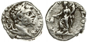 Roman Empire 1 Denarius Septimius Severus AD 193-211. Roma. AD 210. Laureate head right of Septimius Severus right. Reverse: Felicitas standing facing...