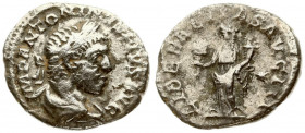 Roman Empire 1 Denarius 219 Elagabalus 218-222. Rome. 219-220 .Av.: IMP ANTONINVS PIVS AVG Laureate and draped bust of Elagabalus to right. Rev. LIBER...