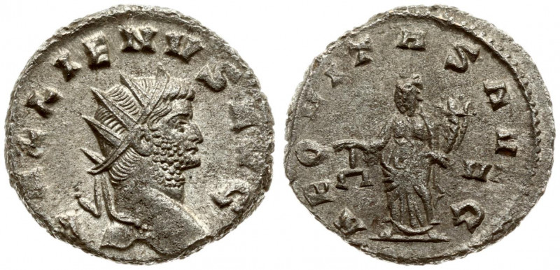Roman Empire 1 Antoninianus Gallienus 253-268 AD. Silvered Antoninianus. Antioch...