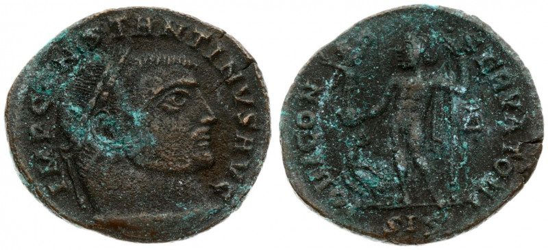 Roman Empire 1 Follis Constantine I. A.D. 307/10-337. Æ follis Siscia. A.D. 315/...