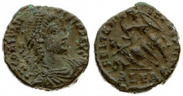 Roman Empire 1 Centenionalis Constans (337-350) Centenionalis Alexandria. FEL TEMP REPARATIO. Galley. RIC 244