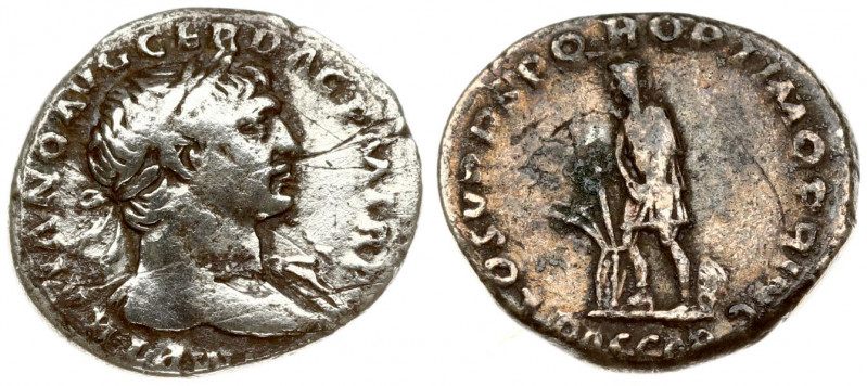 Roman Empire 1 Denarius 110 Trajanus AD 98-117. 110 AD. Rome mint. Avers : IMP T...