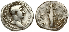 Roman Empire 1 Denarius 124 Hadrianus AD 117-138. 124 AD. Rome mint. Avers :IMP CAESAR TRAIAN - HADRIANVS AVG. P M TR P - COS - III/ HI-LAR/ P-R. Silv...