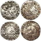 Austria Bohemia 1 Prague Gross (1310-1346). Johan I von Luxemburg (1310-1346). Averse: Crown in the center of a beaded circle. legend in 2 circles. th...