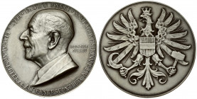 Austria Medal 1956 Otto Ender. Averse: Otto Ender's head to the left. Reverse: Eagle of Austria. Silver. Weight approx: 30.56 g. Diameter: 40 mm