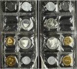 Austria 2-50 Groschen & 1-10 Schilling 1965. A seven coin set with the 2; 5; 10 and 50 Groschen; 1 Schilling; and the silver 5 and 10 Schilling. The 5...