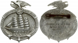 Germany Third Reich Tinnie/Day Badge 1935. Seefahrt Ist Not. Circa.25/26.5.1935. DESCHLER & SOHN MUNCHEN 9. Aluminium. Weight approx: 7.66 g. Diameter...