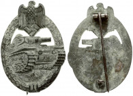 Germany Nazi The Panzer Badge (1939) Time Period: Nazi Germany (Interwars Period; World War II). Institution: 20 December 1939. Zink. Weight approx: 3...