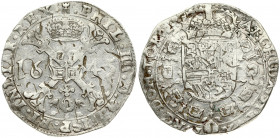Spanish Netherlands TOURNAI 1 Patagon 1645 Philip IV(1621-1665). Averse: Date divided by St. Andrew's cross; crown above. Reverse: Crowned shield of P...