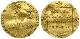 Netherlands 1 Ducat 1828 St Petersburg Mint. Imitating a gold Ducat of Willem I Rare Russia 1 Ducat 1828. Russian Empire time of Nicholas I (1826-1855...