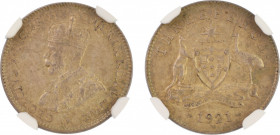 Australia 1921M, 3 Pence. Graded MS 63 by NGC. KM-24