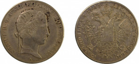 Austria 1845 A, Thaler, in EF details condition - cleaned KM-2240