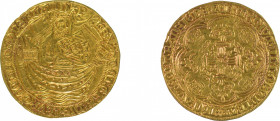 Belgium, Flanders 1419-69, Philippe le Bon, Noble d'Or
Graded AU Details by NGC - obverse with scratch
Fr.179 / Delm 483