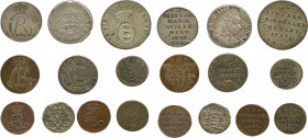 Denmark, 10 coin lot of various dates and denominations 1711 to 1908