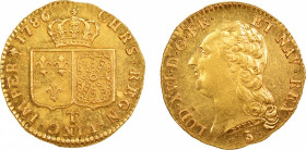 France 1786T (Au) Louis XVI, Louis d'Or, Nantes. Graded MS61 by NGC
Dy-1707, F-475
7.65 g