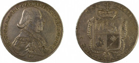 Germany, Bavaria (Wurzburg) 1795 MM, Thaler, in VF condition With some flan flaws on the cheeek KM-453 / Dav-2913