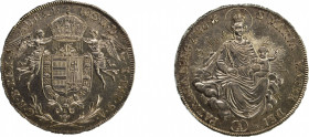 Hungary 1786 A, 1/2 Thaler in EF-AU Details. Cleaned KM-399