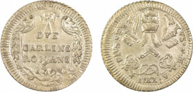 Italy, Papal States Anno XXI (1796), 2 Carlini, in Almost Uncirculated condition
KM-1215