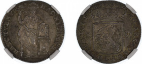 Netherlands, United 1787, 10 Stuvers, Utrecht. Graded MS 63 by NGC. - the highest graded.KM 110