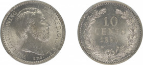 1885 (Ag) 10 Cents (KM 80)