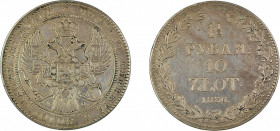 Poland 1836, 1 1/2 Roubles , in Fine conditionC 134
