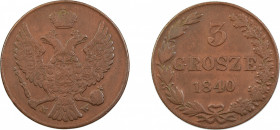 Poland 1840, 3 Grosze, C 110,2